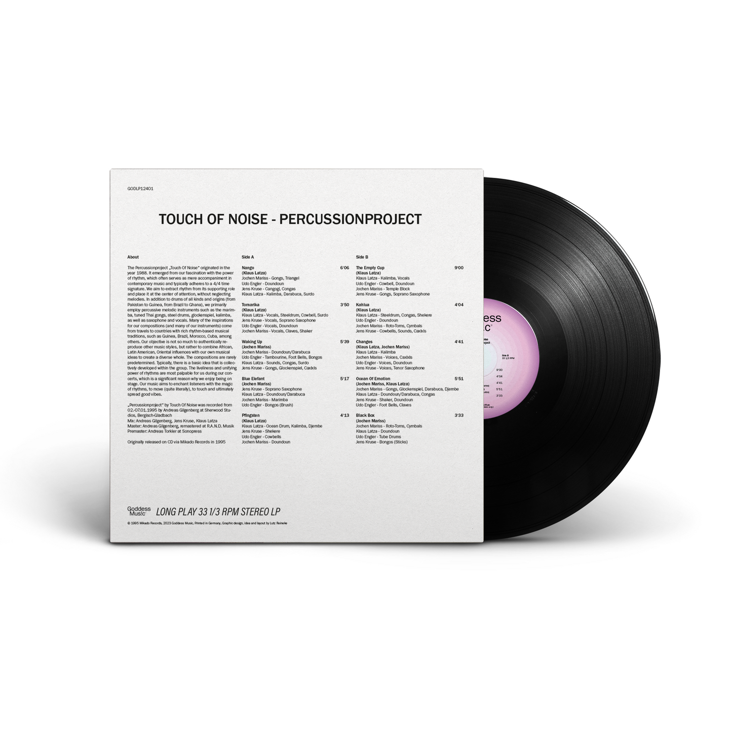 Touch Of Noise - Percussionproject LP Vinyl Record (GODLP12401)