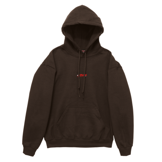 Hoodie Brown Embroidered Logo