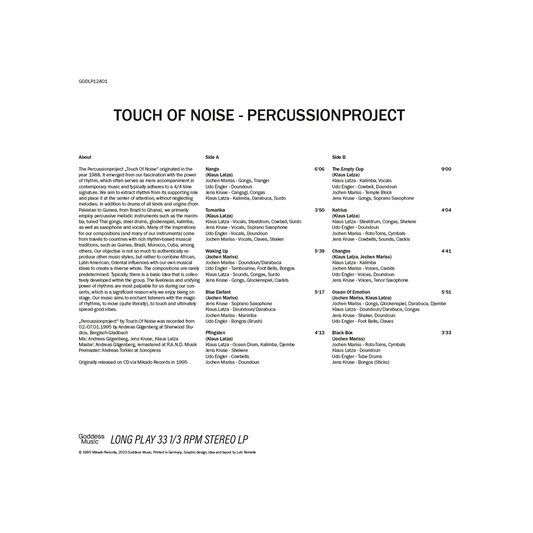 Touch Of Noise - Percussionproject LP Vinyl Record (GODLP12401)