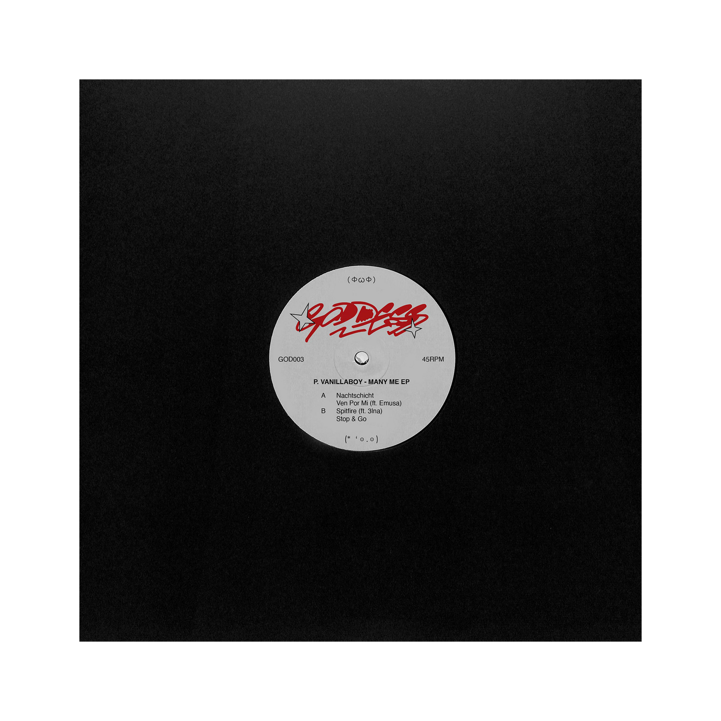 P.Vanillaboy - Many Me 12" Vinyl Record (GOD003)