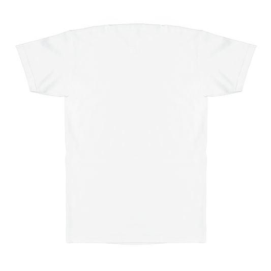 Oversized Heavyweight T White Printed Logo